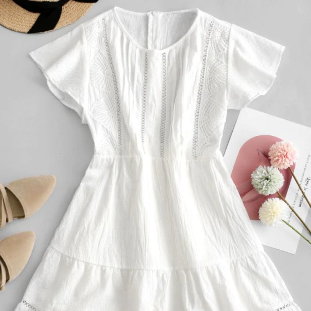 Zaful White Dress NWT